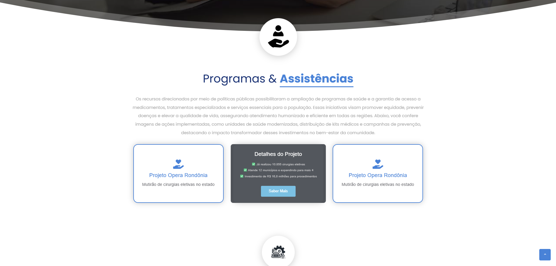 Portal Captação de Recursos - Programas e assistências